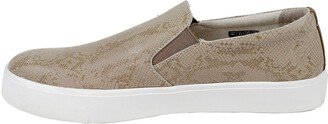 REVITALIGN Women's Boardwalk Slip On Sneaker Tan Snake Leather 7