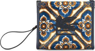 Jacquard Small Pouch In Navy