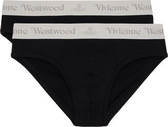 Two-Pack Black Briefs