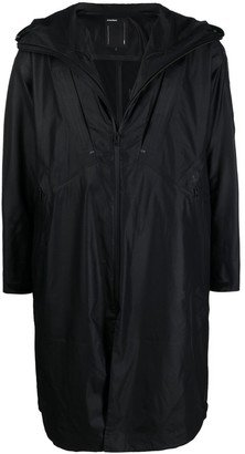 Mid-Length Zipped Raincoat