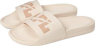 Athletic Propulsion Labs (APL) Big Logo Techloom Slide (Warm Silk/Caramel) Women's Slide Shoes