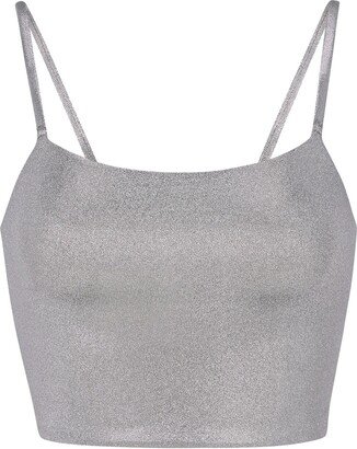 Fits Everybody Strappy Back Cami | Silver