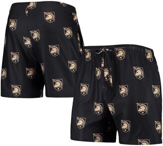 Men's Concepts Sport Black Army Black Knights Flagship Allover Print Jam Shorts