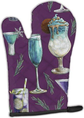 Drinks and Cocktails Purple Oven Mitt