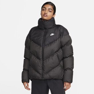 Women's Sportswear Windpuffer Therma-FIT Loose Puffer Jacket in Black