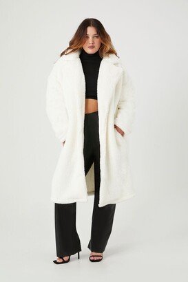 Women's Faux Fur Coat in Vanilla, 3X