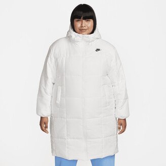 Women's Sportswear Classic Puffer Therma-FIT Loose Hooded Parka (Plus Size) in White