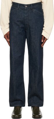 Indigo Curved Jeans