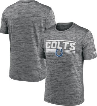 Men's Gray Indianapolis Colts Yardline Velocity Performance T-shirt