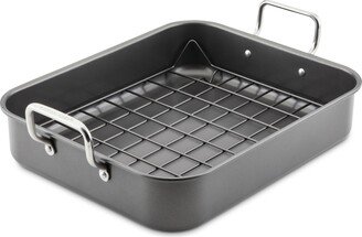 Nonstick Roasting Pan with Reversible Rack