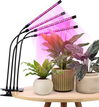 Dartwood Led Grow Lights for Indoor Plants with Red Blue Spectrum - Plant Grow Light with 9 Brightness Levels, Auto On Off Function