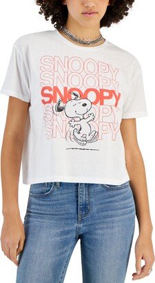 Grayson Threads, The Label Juniors' Snoopy Repeat Graphic T-Shirt