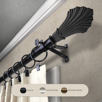 InStyleDesign Fin Adjustable Curtain Rod 13/16 inch dia.