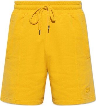 Logo Printed Drawstring Bermuda Shorts