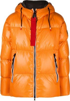 Core hooded down padded jacket