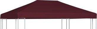 Gazebo Top Cover 9.1 oz/ydÂ² 9.8'x13.1' Bordeaux