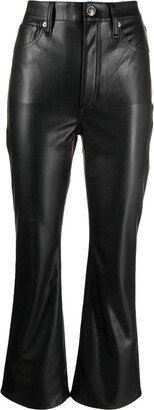 Mid-Rise Straight-Leg Trousers-BZ