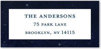 Address Labels: Evening Rejoice Address Label, Blue, Address Label, Matte