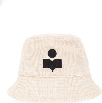 Haley Logo Embroidered Corduroy Bucket Hat