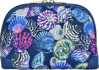 Dome Cosmetic Bag Printed Fabric 13002 (Sea Treasures) Handbags