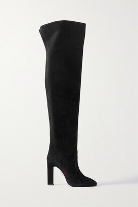 Joplin 105 Suede Over-the-knee Boots - Black