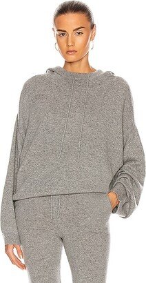 Linosa Cashmere Hoodie in Gray