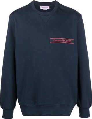 Cotton sweatshirt with logo-AA