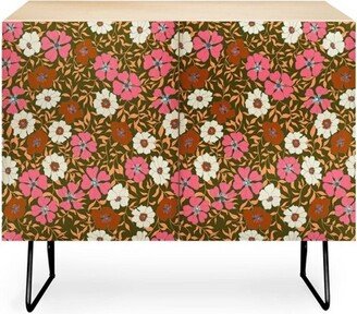 Schatzi Brown Jirra Floral Olive Credenza