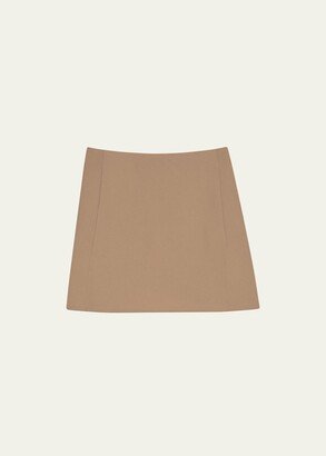 High-Waist Mini Skirt-AC