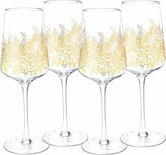 Sara Miller Large Wine Glasses, Set of 4