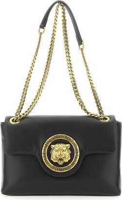 Tiger Head Motif Chain-Linked Crossbody Bag-AA