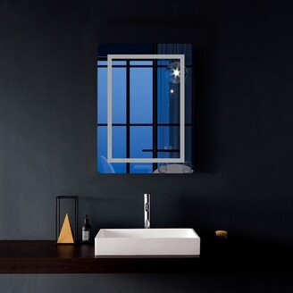 Global Pronex Bathroom silver mirrors with adjustable lights Anti-fog and water power menmory mirrors