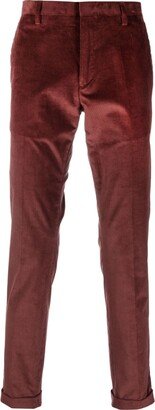 Corduroy Satin Chino Trousers-AA