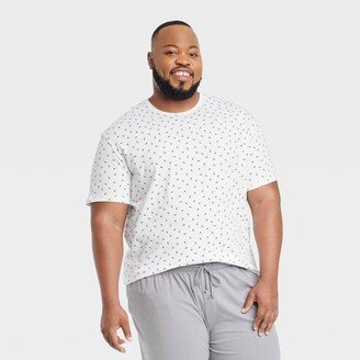 Men’s Big & Tall Shapes Print Crewneck Top Pajama Set - Goodfellow & Co™