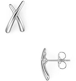 Crisscross Tube Stud Earrings - 100% Exclusive