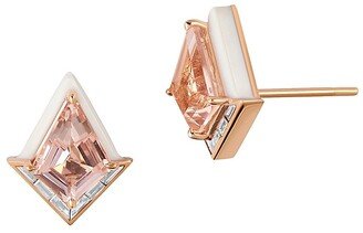 Emily P. Wheeler Twinkle 18K Rose Gold & Multi-Stone Stud Earrings