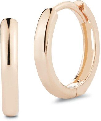 14kt Rose Gold Huggie Hoops