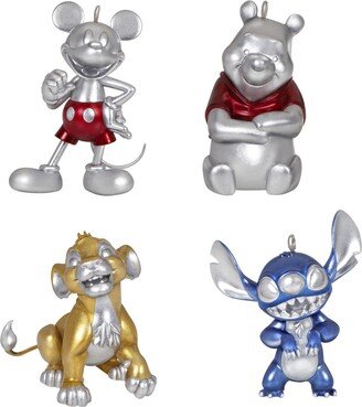 Keepsake Christmas Ornaments Disney 100 Years of Wonder Classic Characters, Set of 4