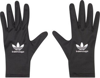 x Adidas embroidered-logo gloves