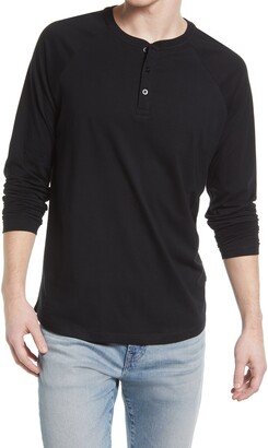 LIVE LIVE Raglan Sleeve Cotton Henley