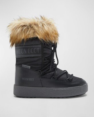 Track Monaco Faux Fur Short Snow Boots