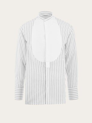 Man Tuxedo shirt White/Espresso