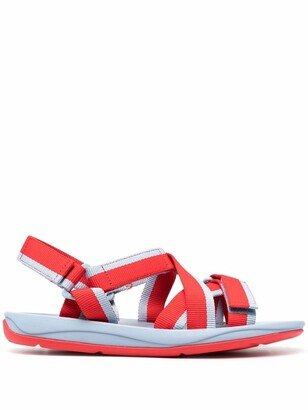 Match touch-strap sandals