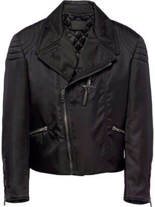 Re-Nylon biker jacket