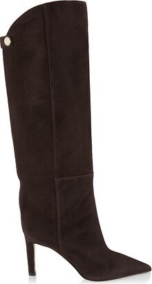 Alizze 85MM Leather Knee-High Boots