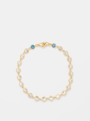 Dia Cubic Zirconia & Gold-plated Bracelet