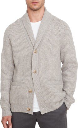 Marled Rib Shawl Collar Cardigan