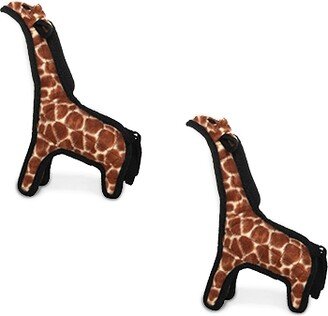 Tuffy Jr Zoo Giraffe, 2-Pack Dog Toys