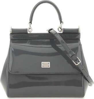 Kim Logo-Plaque Foldover-Top Sicily Bag