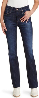 Farrah Raw Hem High Waist Bootcut Jeans-AA